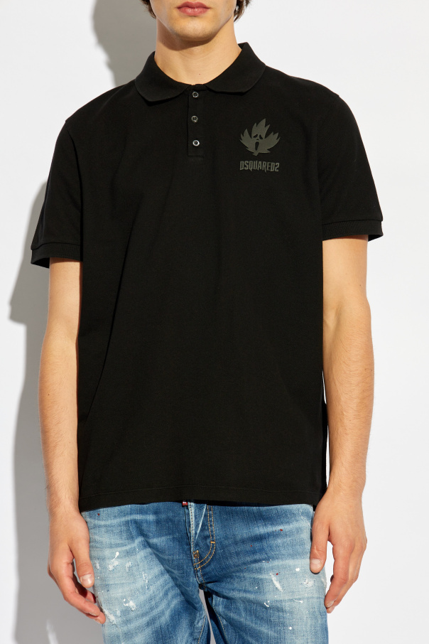 Tシャツ・カットソー D SQUARED2 Dark blue wool polo shirt (S74HA1433S18310 477) 3.jpg